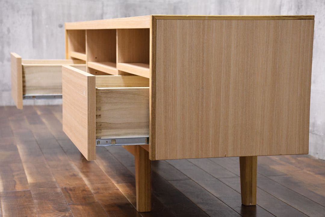 EAC4 ナチュラルモダン テレビボード ローボード W160cm テレビ台