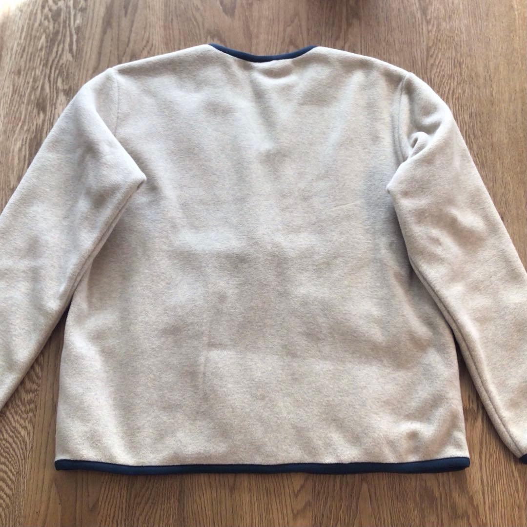 新品 ノースフェイス フリース アルマディラカーディガン オートミール S