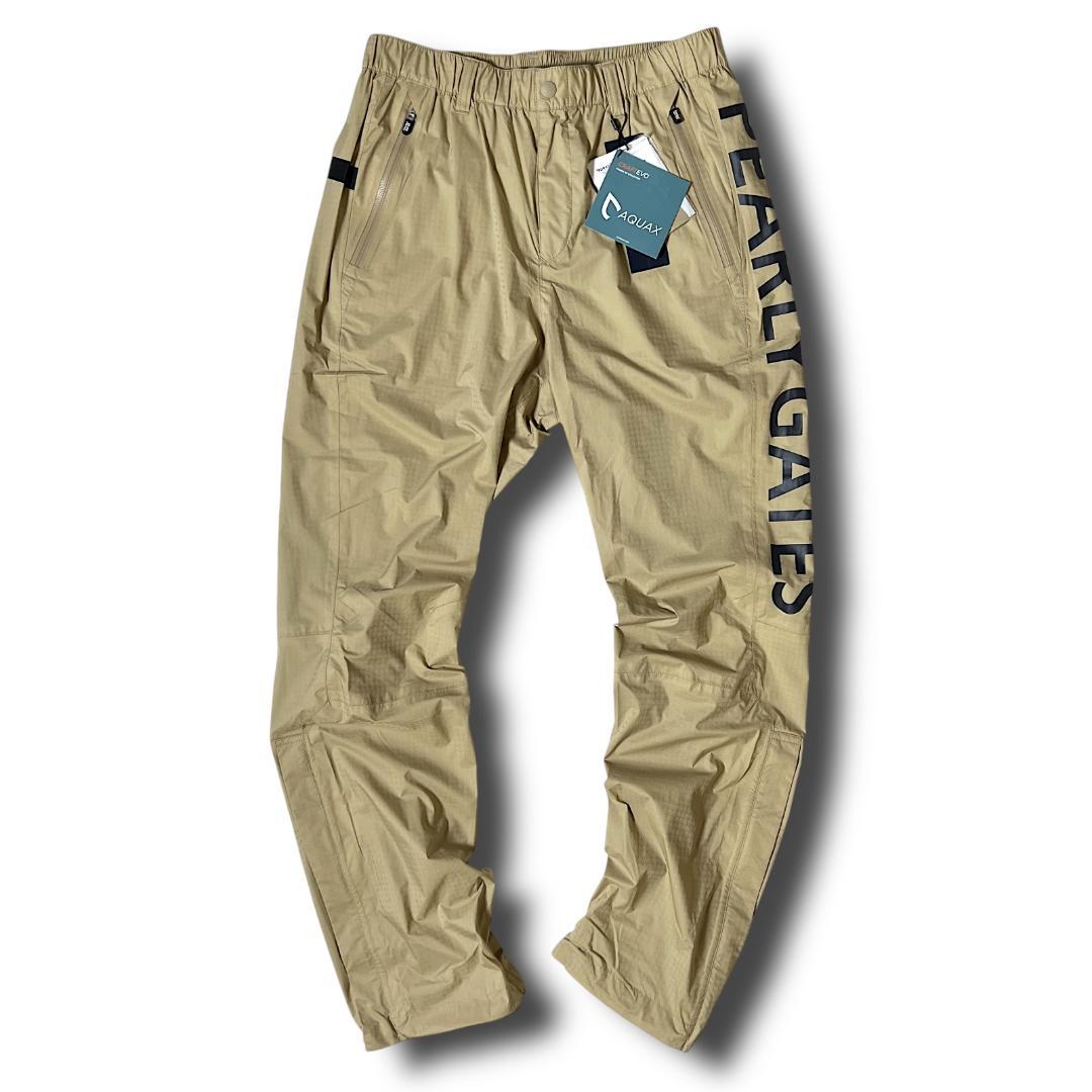 0 パーリーゲイツ AQUAX 撥水 防水 ビッグロゴ レインパンツ 040