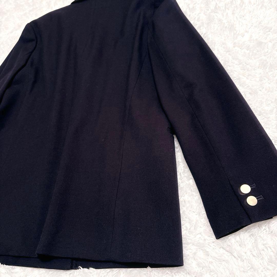 【美品】Mila Owen 金ボタン ダブル テーラードジャケット ネイビー