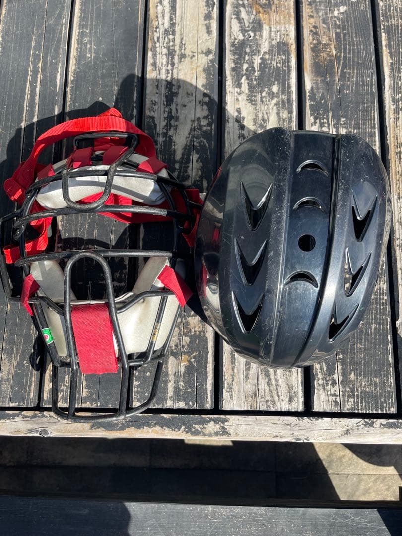 SSK キャッチャー用プロテクター 黒/赤