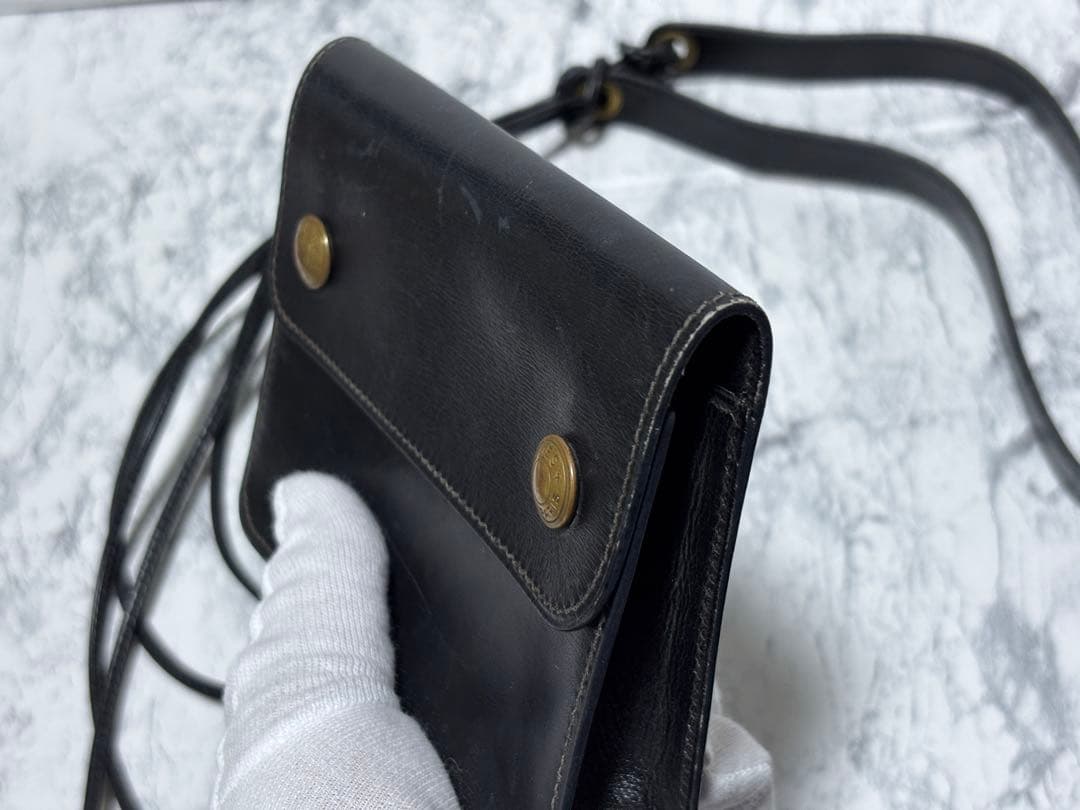 HERMES エルメス ボックスカーフ ポシェットグリーン ウエストポーチ