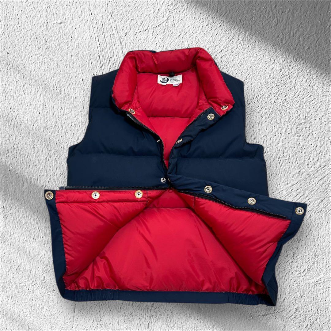 クレセントダウンワークス ダウンベスト　ネイビー MADE IN USA 美品