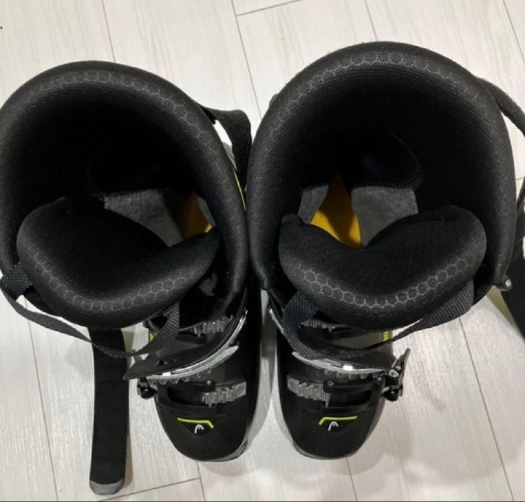【1度だけ使用】HEAD スキーブーツ ブラック/イエロー