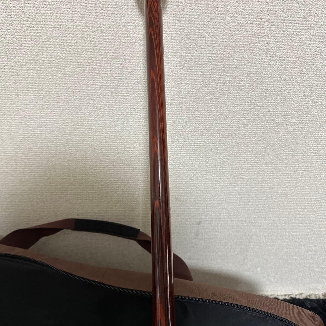 レア! 沖縄三線 和楽器 ハワイ 民族楽器 弦楽器 木目 付属品多数