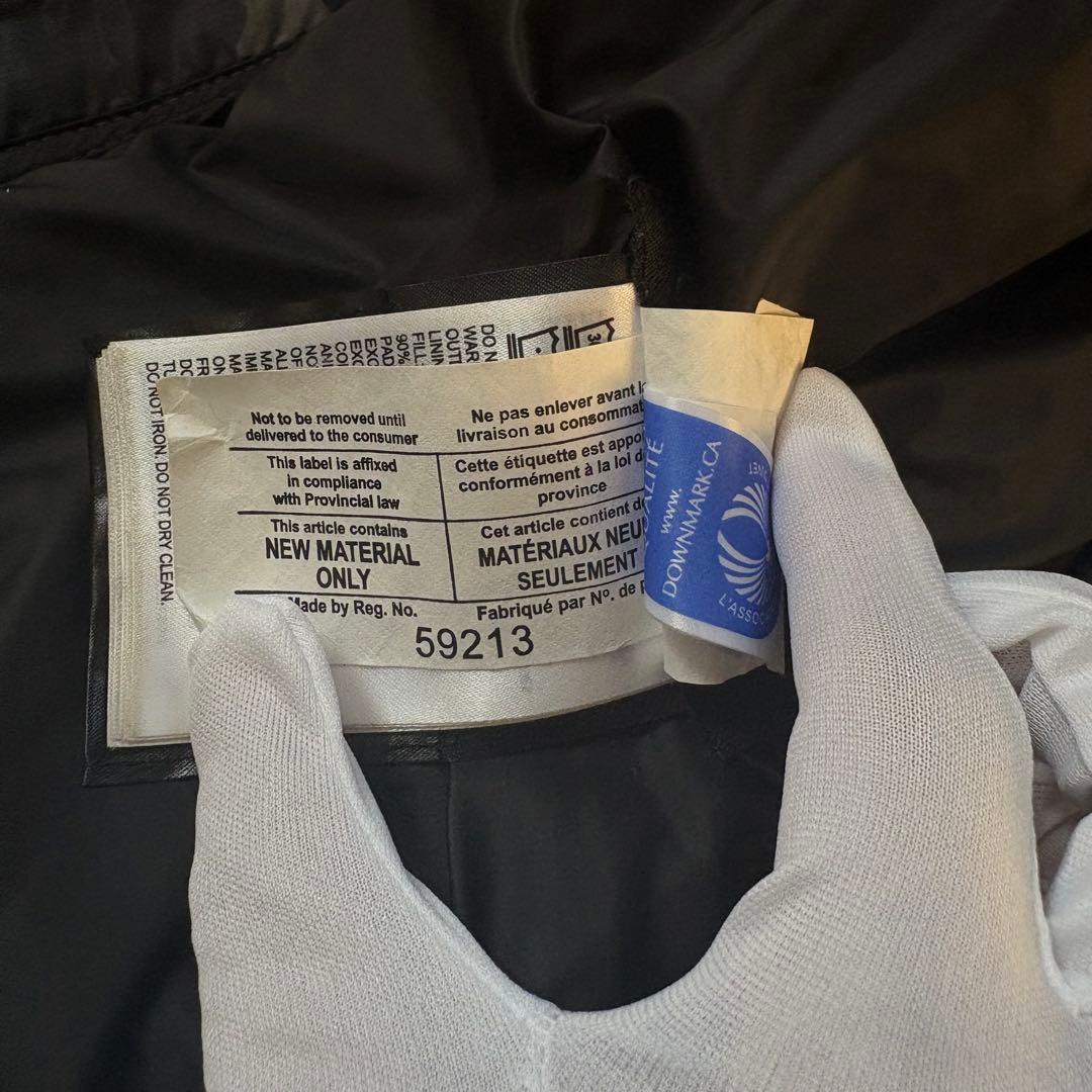 【超希少モデル❗️】カナダグース　ブラックロゴ　ダウンジャケット　カモ柄　迷彩　S