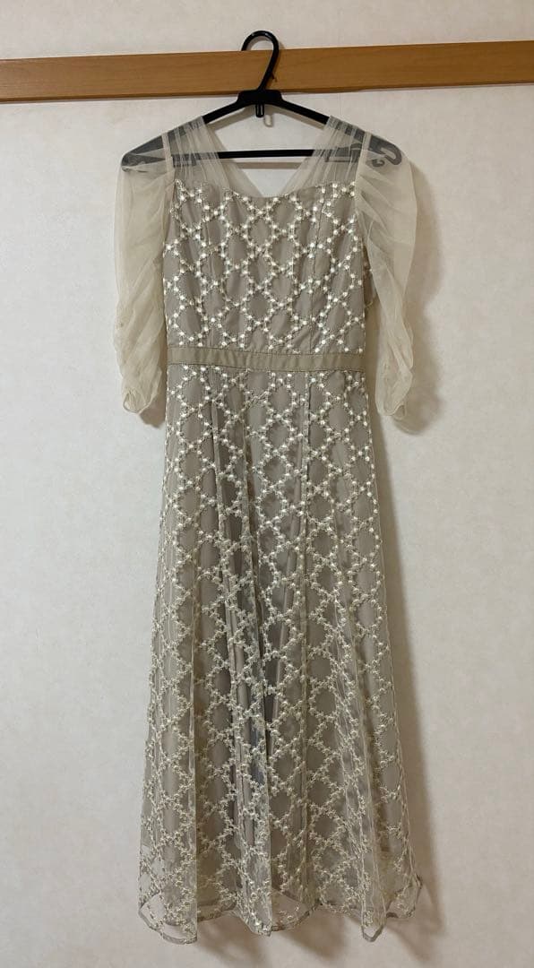 タグなし新品　Dorry Doll ダイヤフラワーレースドレス　M