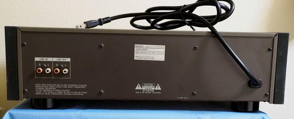 SONY TC-K555ESJ カセットデッキ