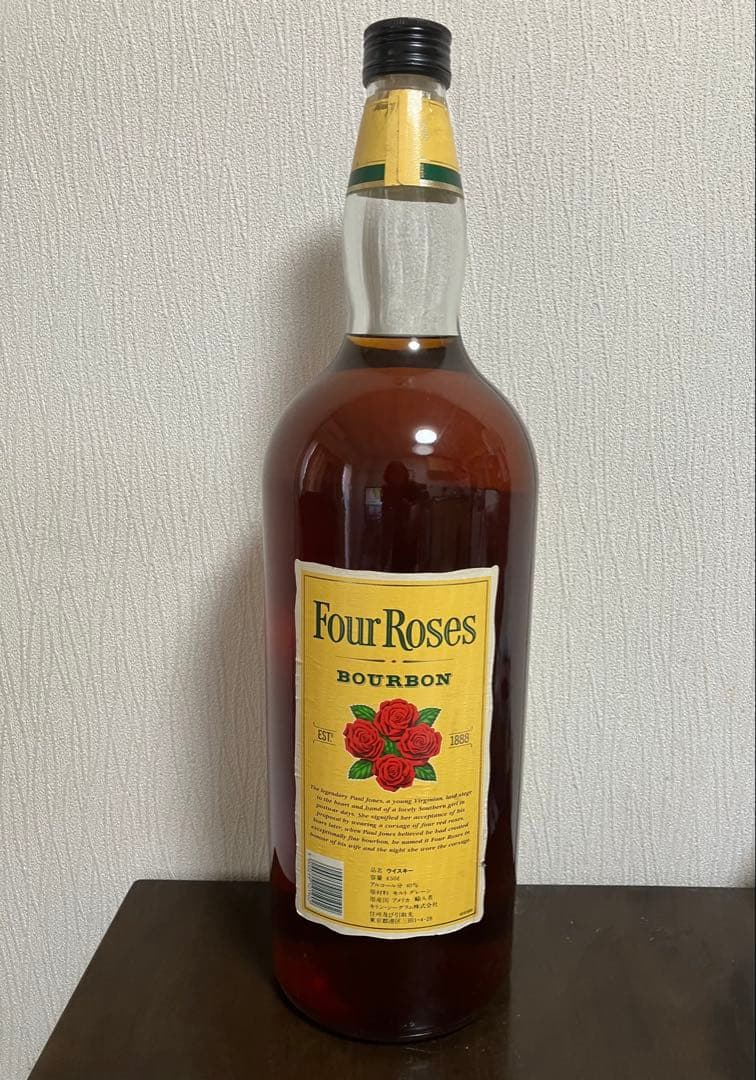 4500mlフォアローセス 古酒 貴重マグナムボトル バーボンウイスキー