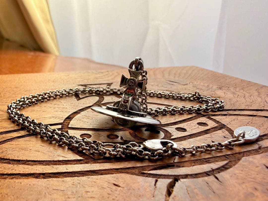 美品/正規品 VivienneWestwood タイニーオーブ/ガンメタル