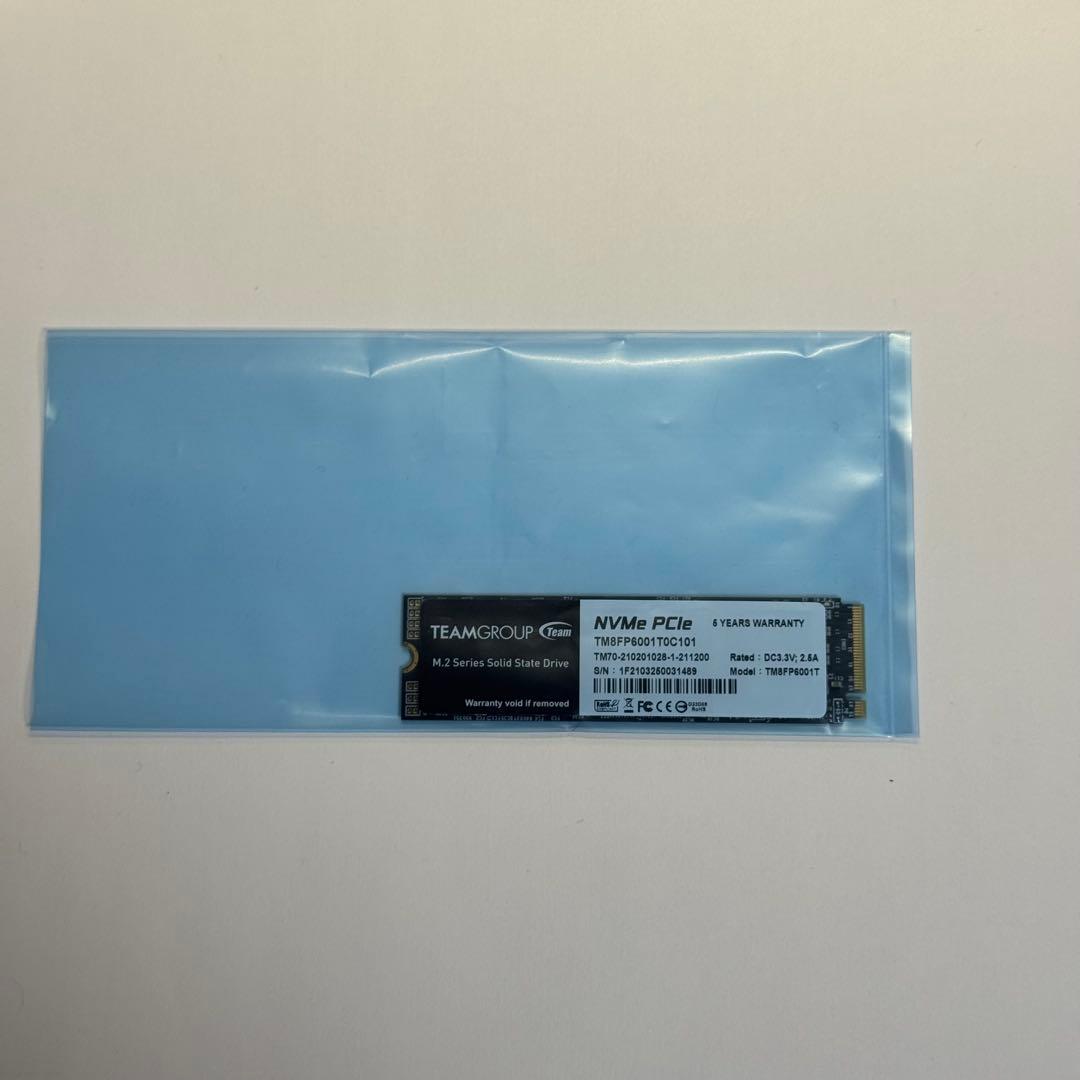 内蔵型SSD TEAM m.2 SSD 1TB