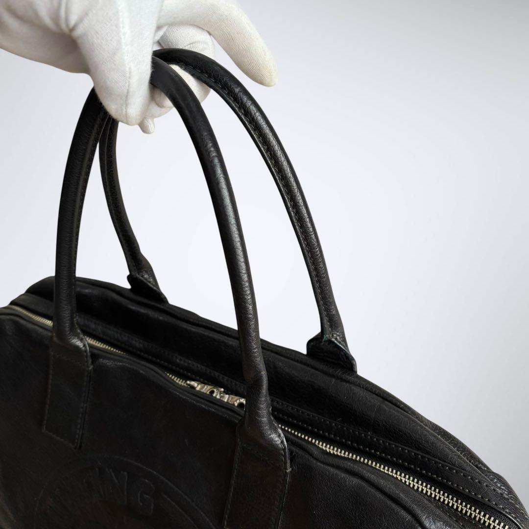 hunting world ハンティングワールド　ボストンバッグ　オールレザー