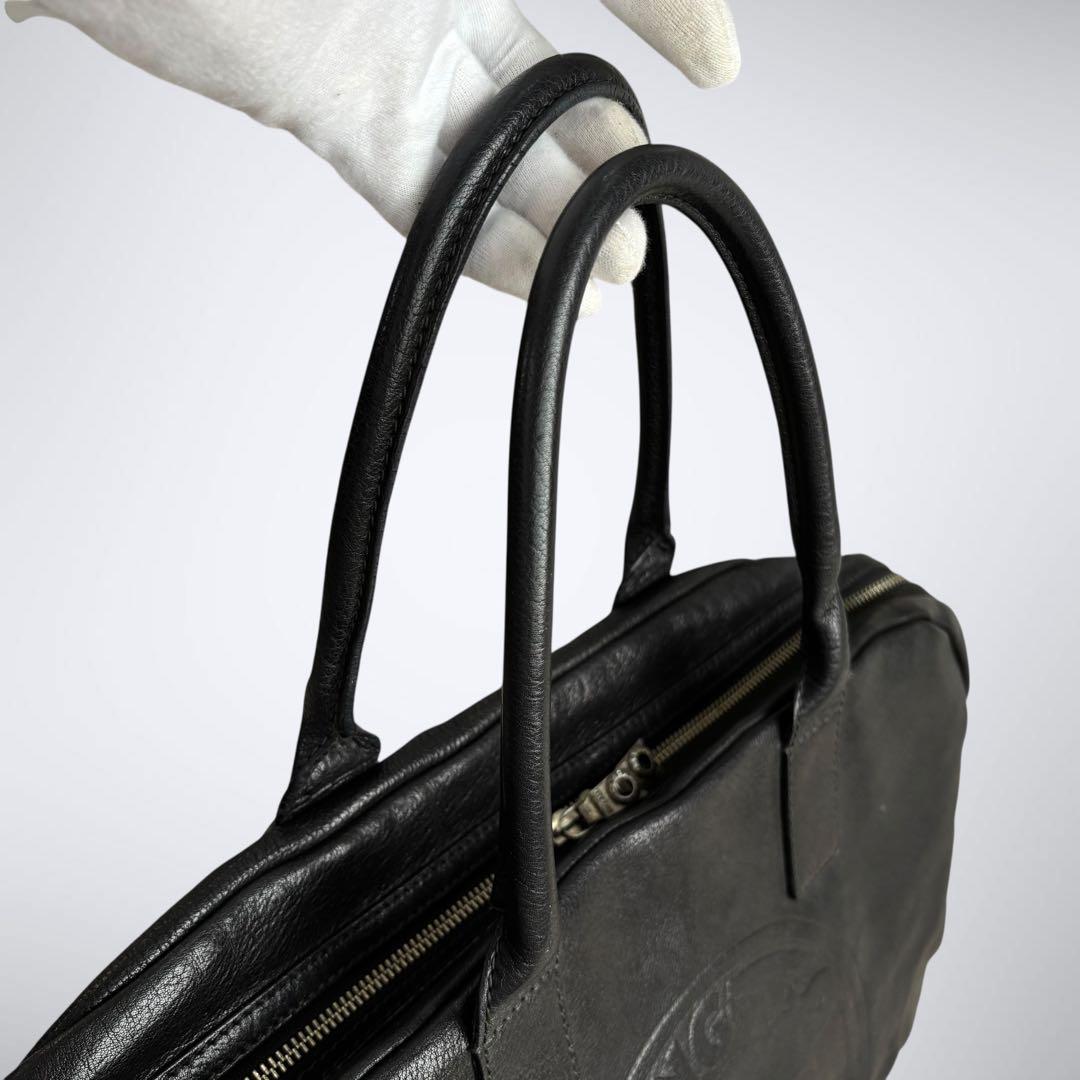 hunting world ハンティングワールド　ボストンバッグ　オールレザー