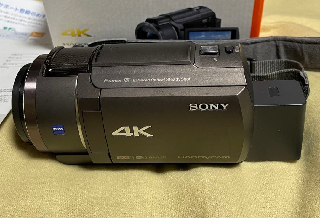 【完品の美品】SONY ハンディカム 4K ビデオカメラ FDR-AX45