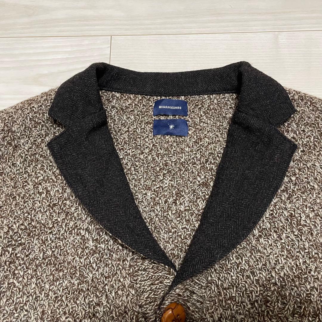 MIHARA YASUHIRO ミハラヤスヒロ　ニットジャケット　カーディガン
