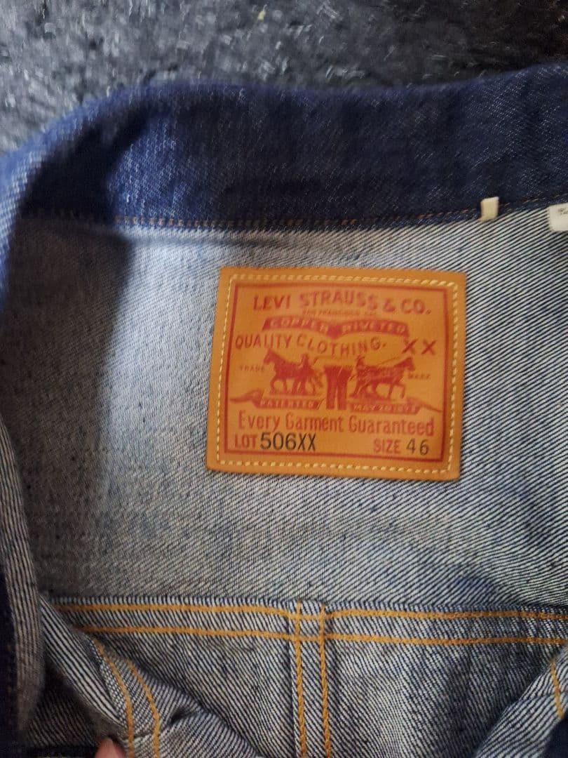 LVC Levi's 1936 TYPE I 506XXE 46 Ｔバック