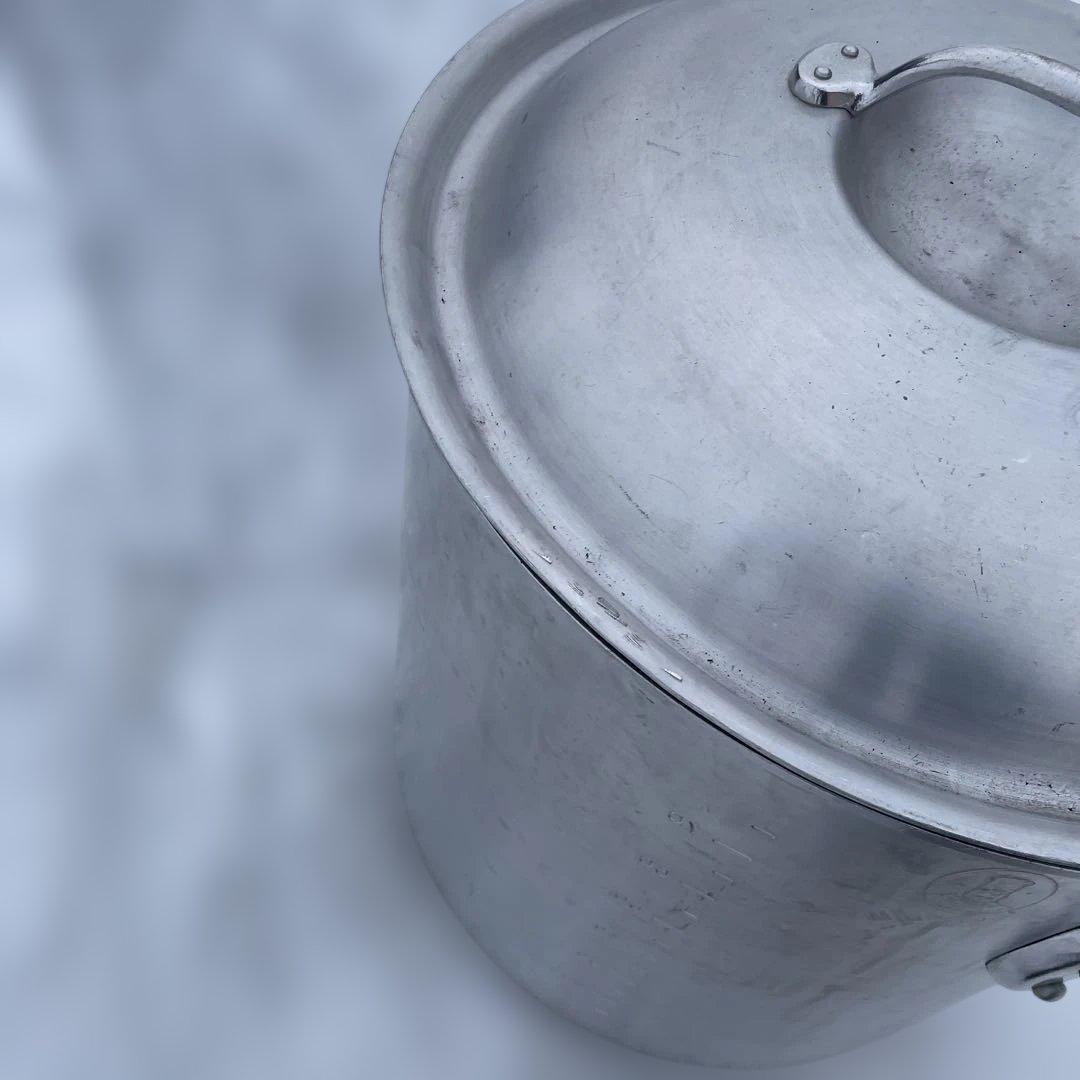 寸胴 鍋 48cm 85L ガス火専用 キングポット 中尾アルミ メジャー付