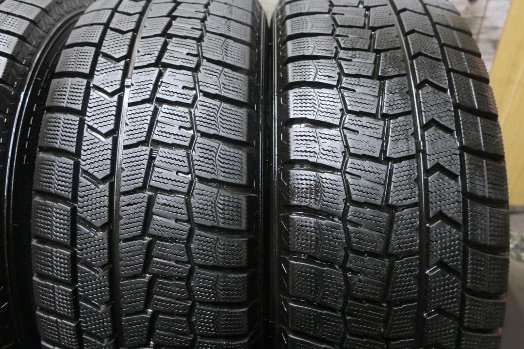 国産スタッドレス ダンロップ WM02 225/55R17 バリ溝 お洒落 冬用