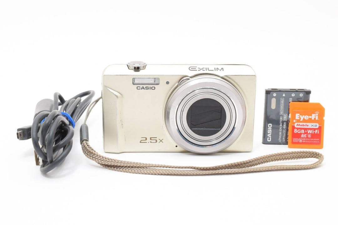 美品 カシオ　CASIO EXILIM EX-ZS150 ゴールド ＃A271