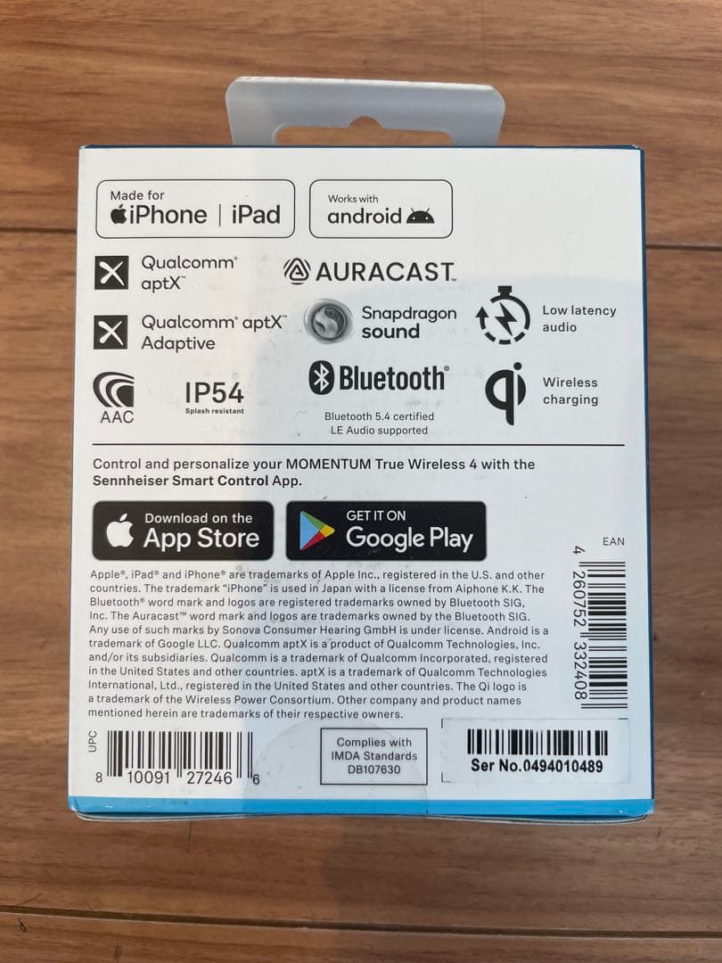 Sennheiser MomentumTrue Wireless4ブラック未開封