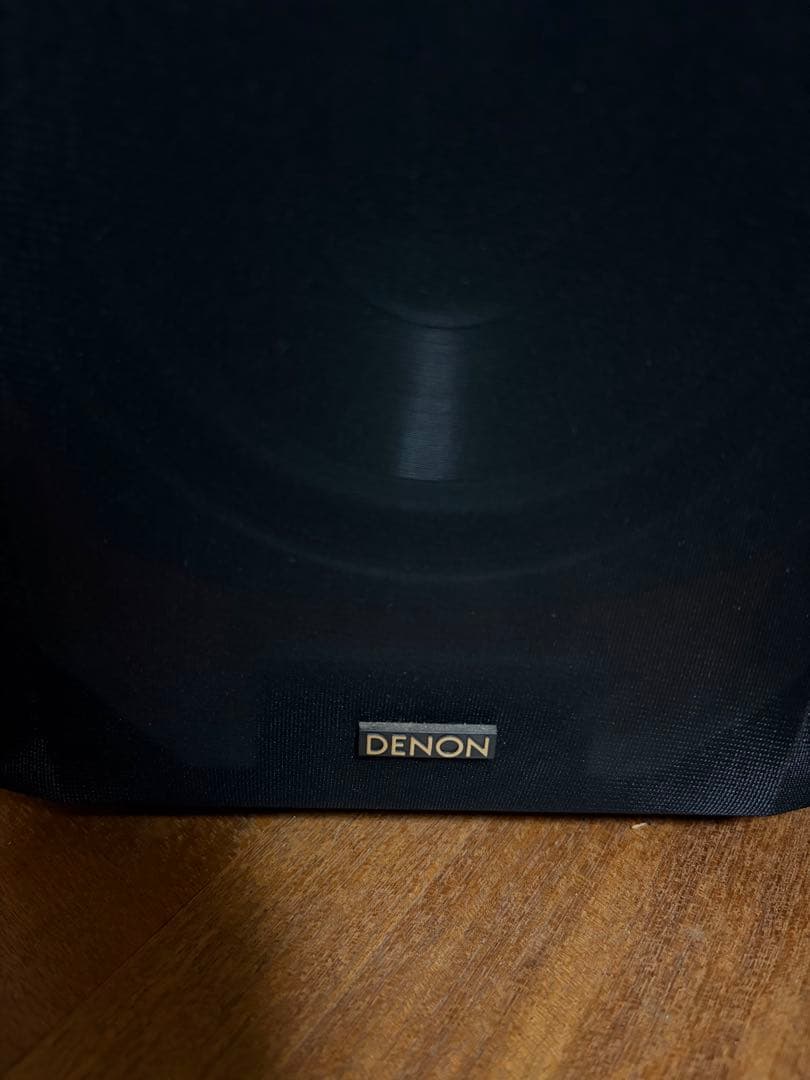 DENON スピーカー 木目調