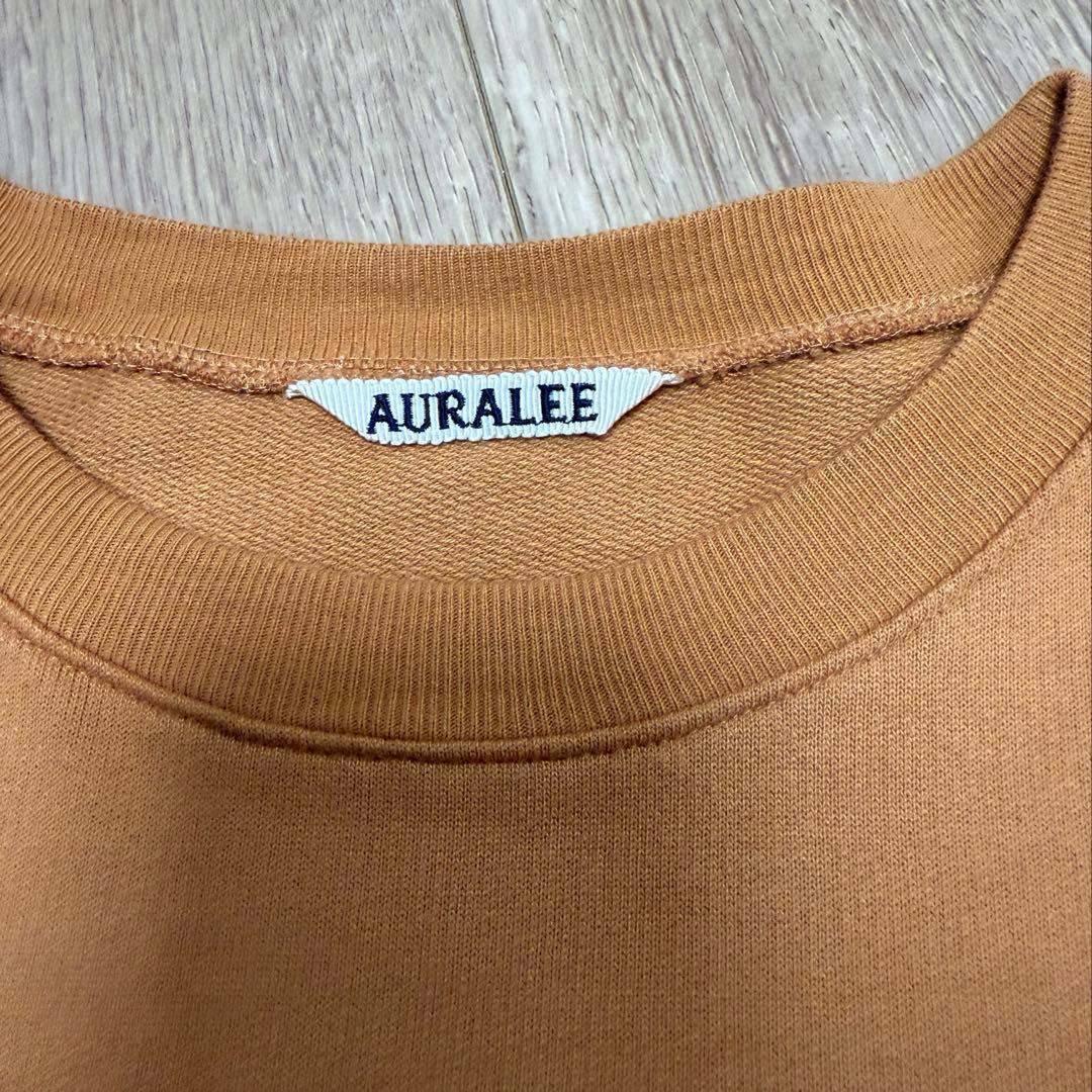 トップス AURALEE 24SS SUPER HIGH GAUZE SWEAT P/O