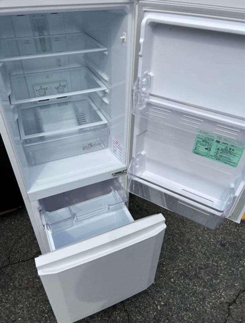 2019年式 146L 三菱 冷蔵庫 MR-P15ED-KW