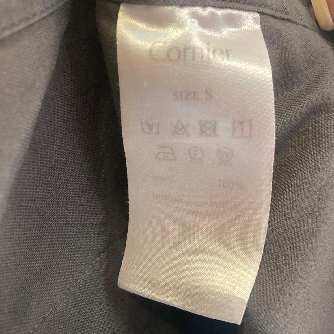 パンツ Super130 WORSTED WOOL 2-TUCK WIDE PANTS