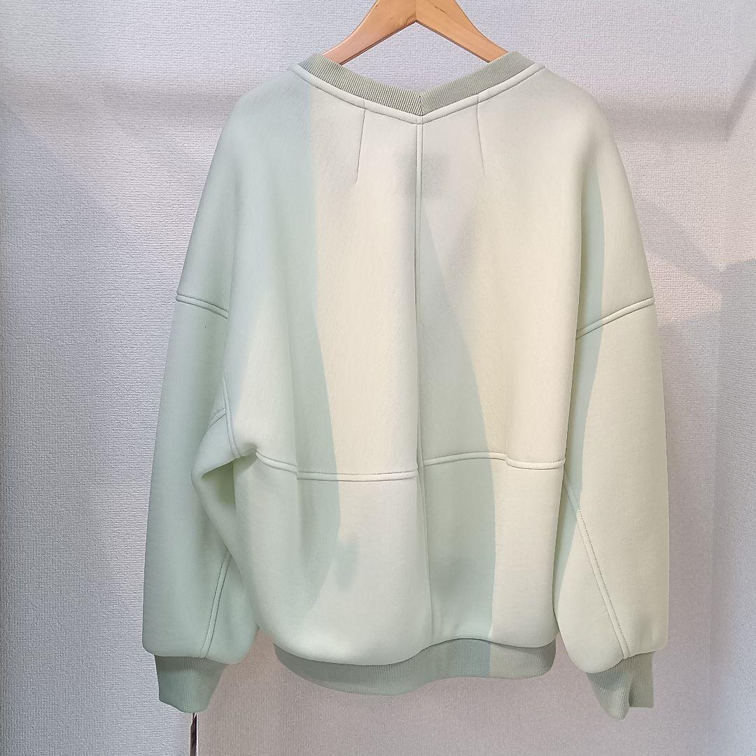 新品タグ付 パシオーネ カフネ カーディガン ミントグリーン Mサイズ Mal.