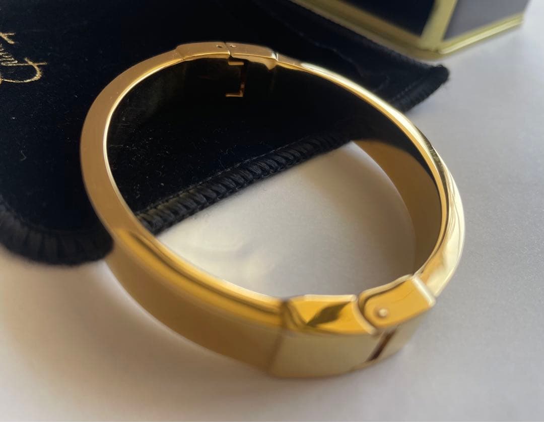 極美品【L’Appartement/アパルトモン】18Kゴールド バングル