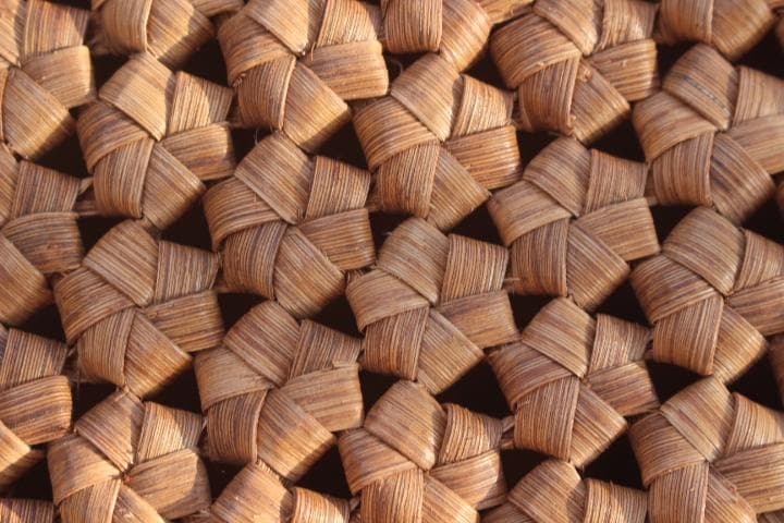 六角花結び編み 山葡萄 かごバッグ 網代編み やまぶどう 山ぶどう カゴバッグ