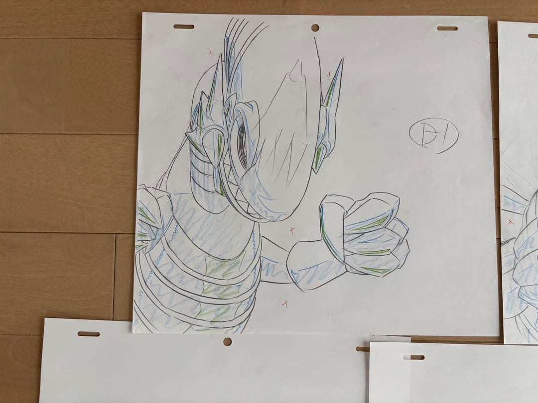 遊戯王　アニメ　原画　ブルーアイズ・トゥーン・ドラゴン