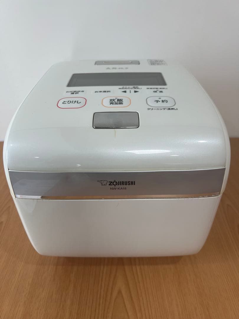 【ジャンク品】象印_圧力IH炊飯ジャーNW-KA18 炎舞炊き