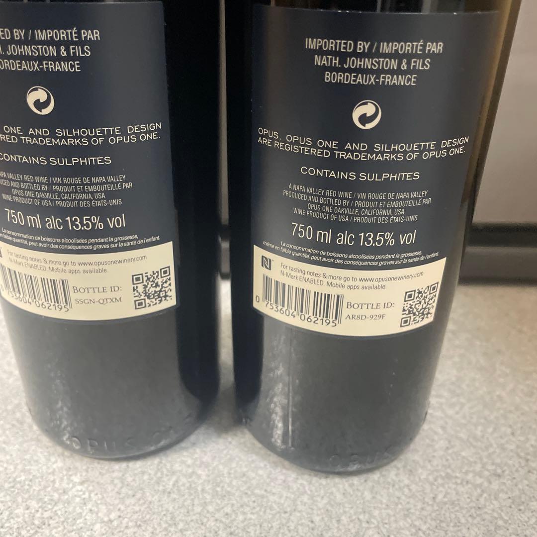 2本 オーパス・ワン 750ml Opus One 2019 （12（