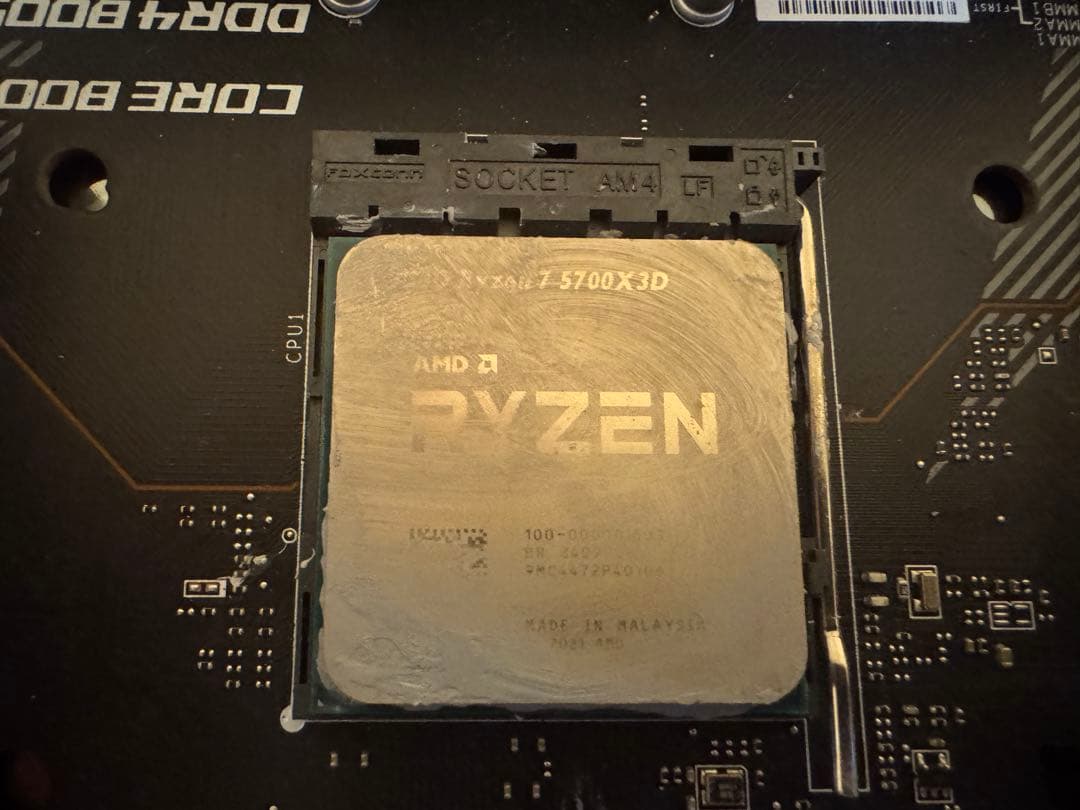 ryzen7 5700X3D メモリ マザーボードセット