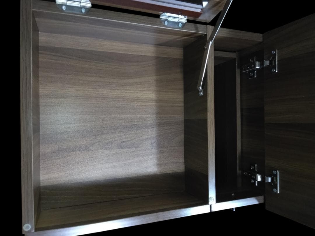 nico コンパクト木製ドレッサー スツール付き