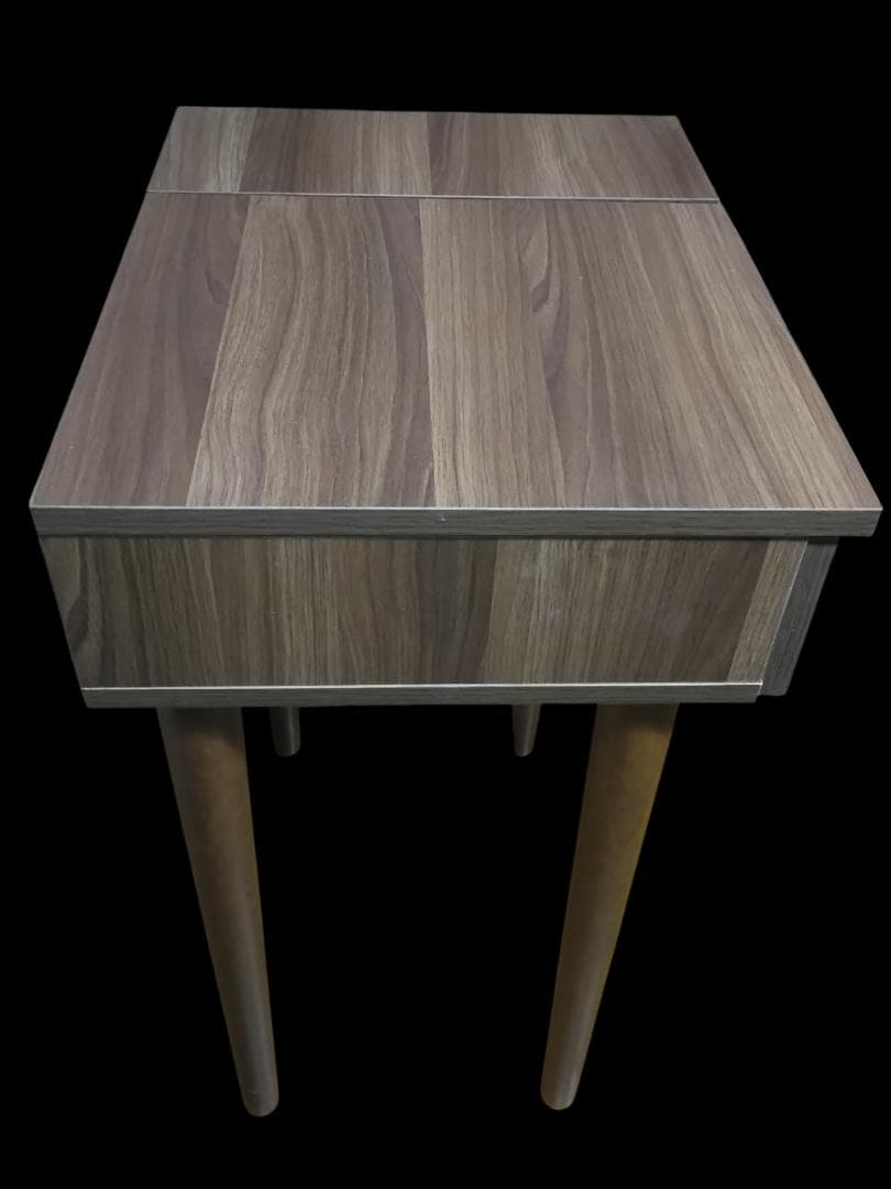 nico コンパクト木製ドレッサー スツール付き