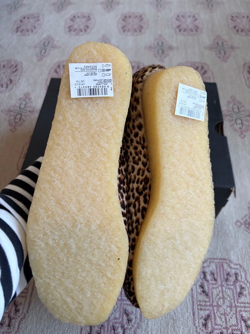 CLARKS/クラークス wallabee leopard framework