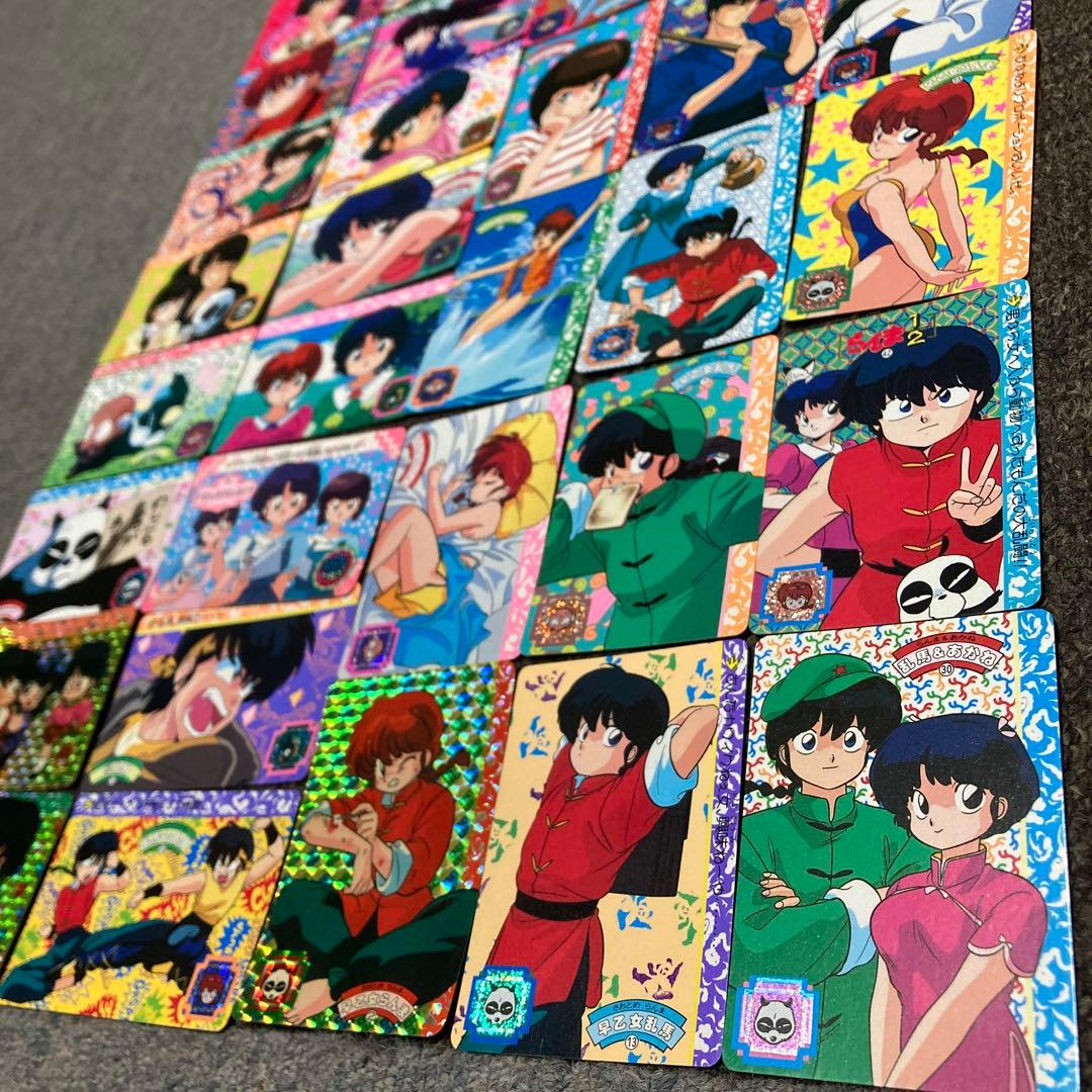 カードダス らんま1/2 乱馬 良牙 天童あかね CARDDASS 1991