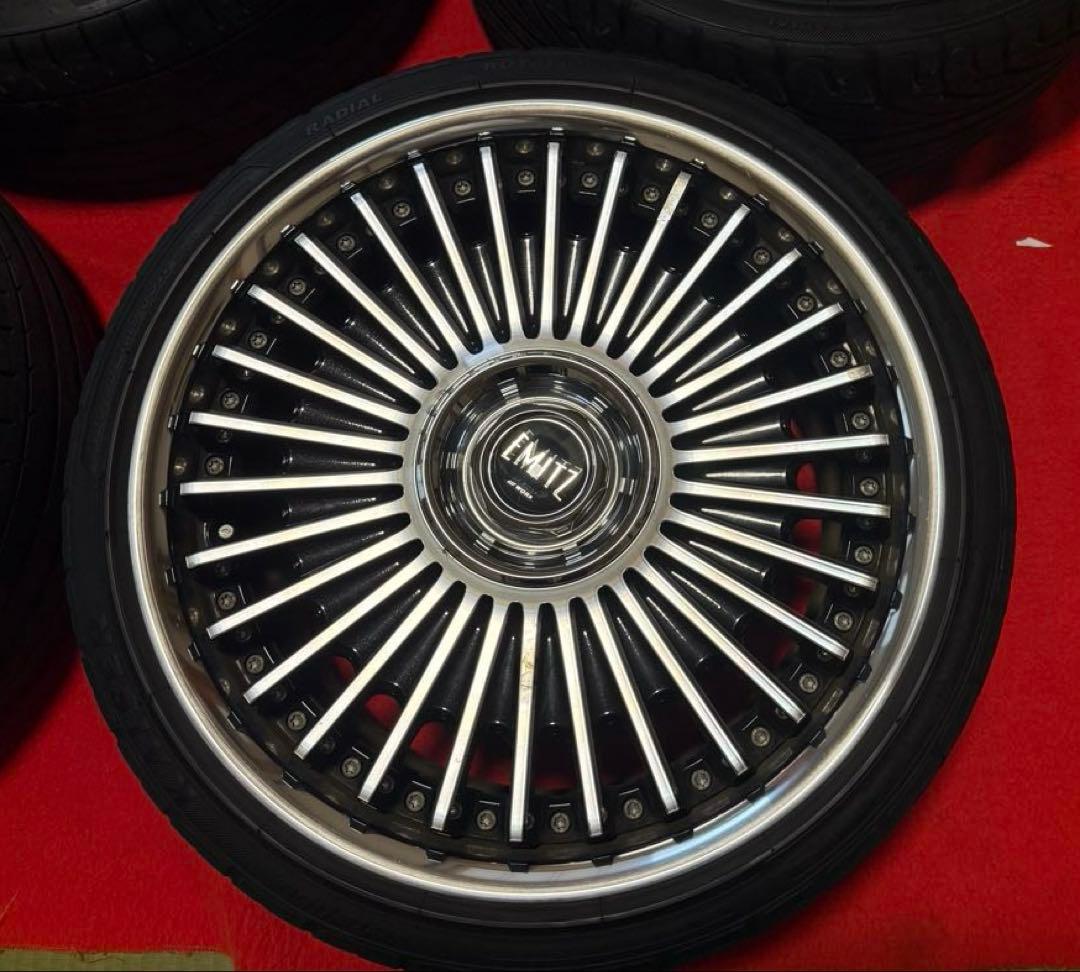 work EMITZ イミッツ19インチ タイヤセットPCD100 5穴 希少