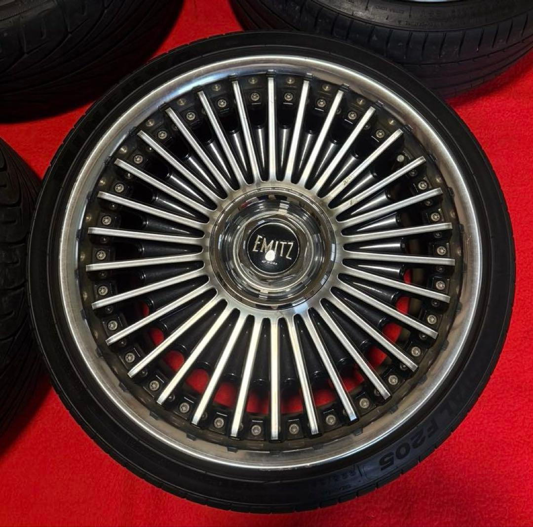 work EMITZ イミッツ19インチ タイヤセットPCD100 5穴 希少