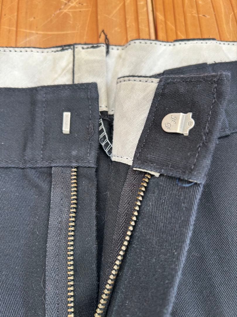 80s USA製 Dickies874 ブラックタロン W38
