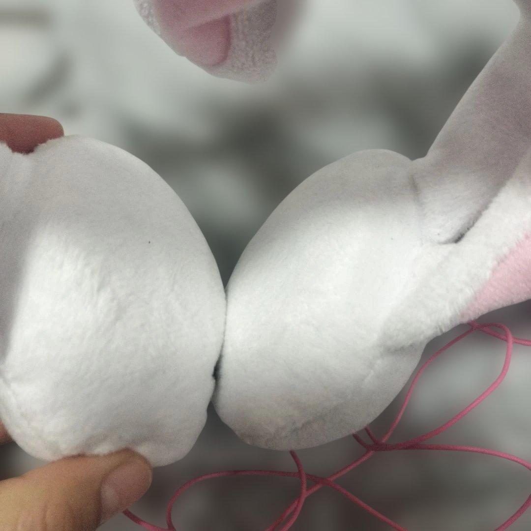 汎用うさぎ　ヘッドフォン　グルーミー　ホワイト