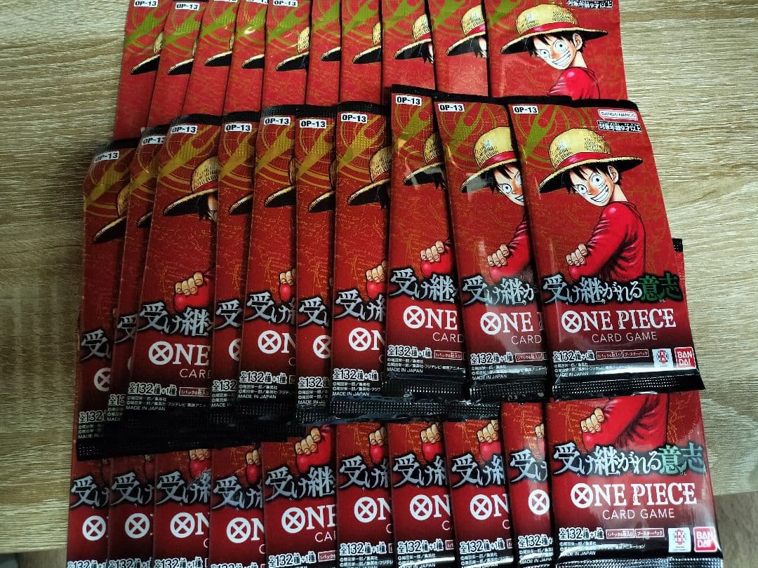 ワンピースカード　受け継がれる意志　サーチ済み　80パック