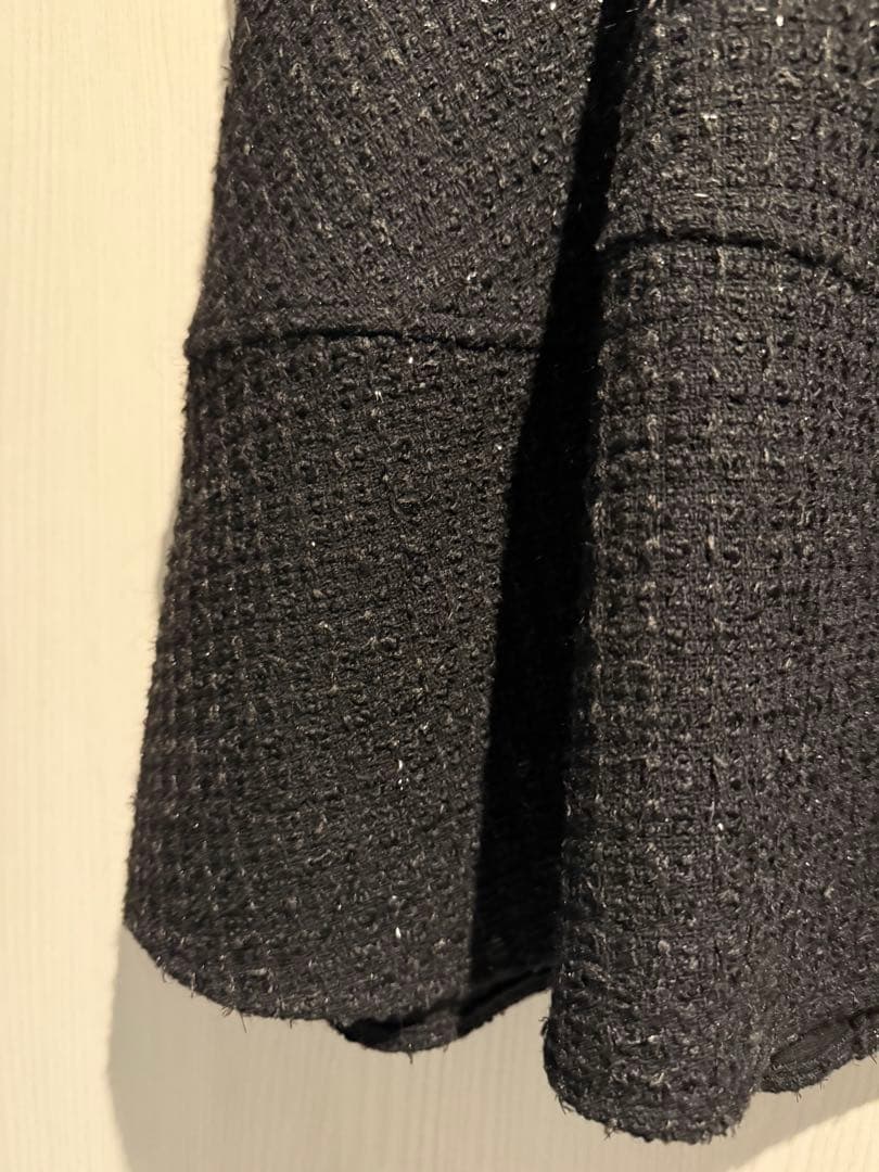 anana ブラックラメツイードジレ　オケージョンに！