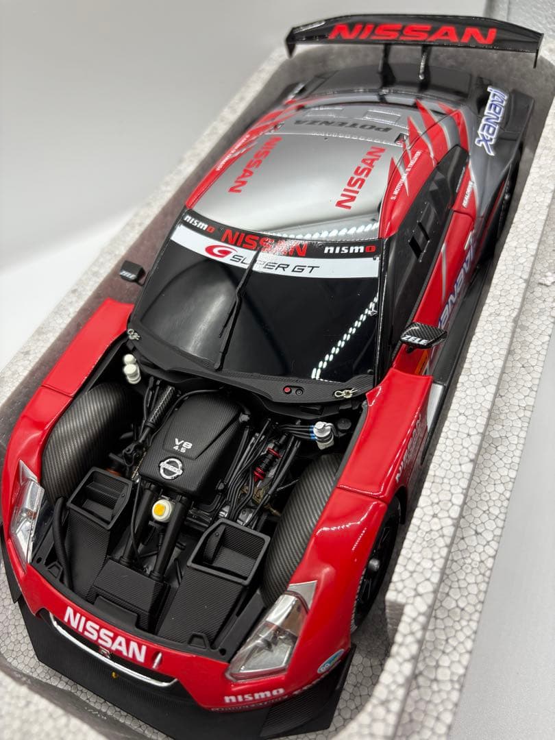 ぽ*と様 オートアート1/18 ニッサン GT-R SUPER GT 2008