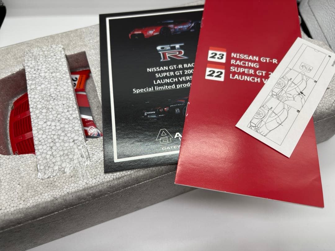 ぽ*と様 オートアート1/18 ニッサン GT-R SUPER GT 2008