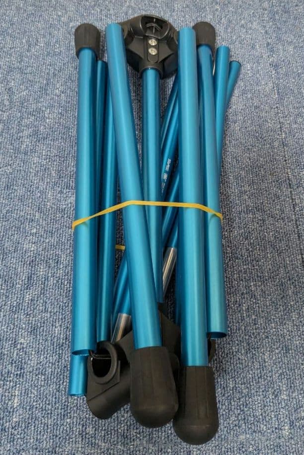 美品 Helinox ヘリノックス サンセットチェア ブルー ブラック