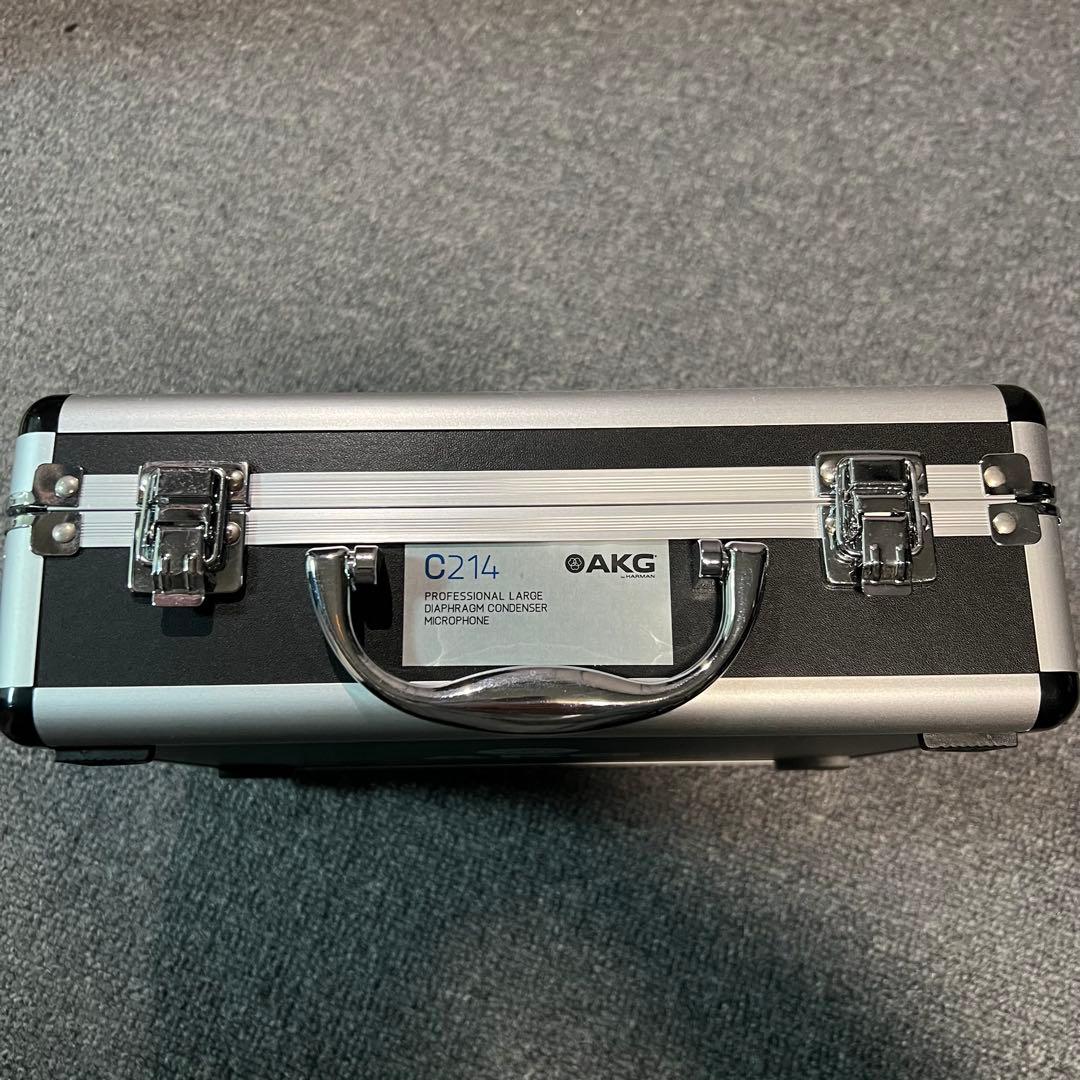 【極美品】AKG C214 コンデンサーマイク 完動品（国内正規品）