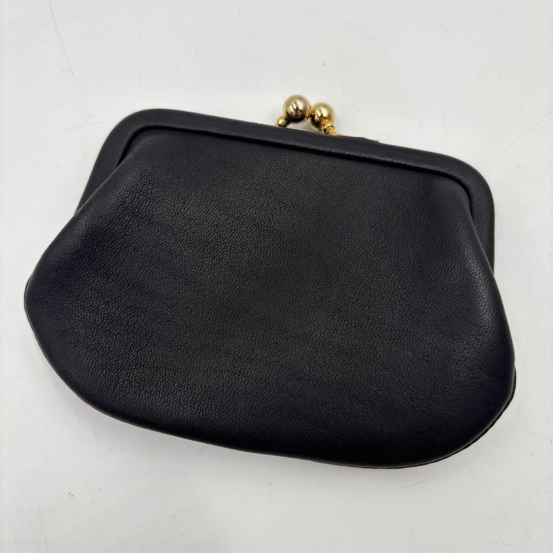 【未使用に近い】コーチ COACH 財布　ケース がま口 オールド　黒